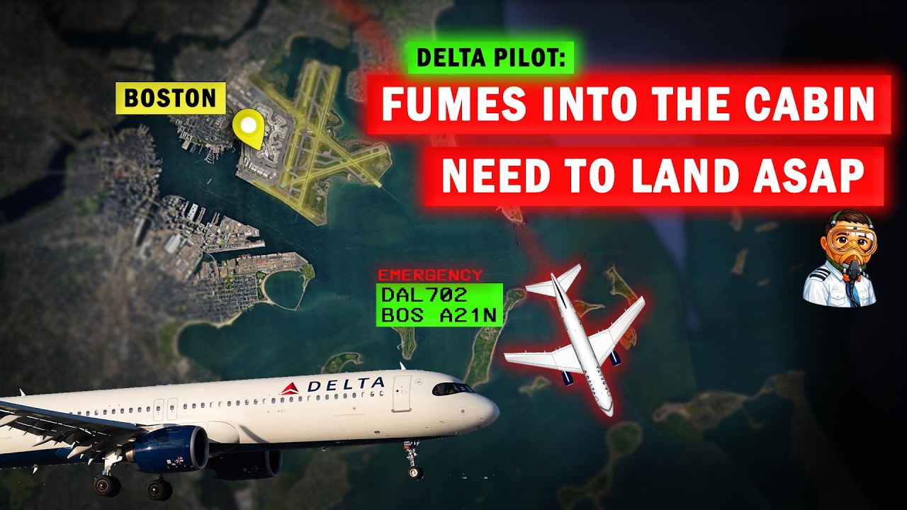 Delta Plane has FUMES ON BOARD | Pilots On Oxygen