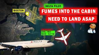 Delta Plane has FUMES ON BOARD | Pilots On Oxygen