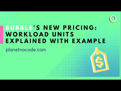 Bubble.io's New Pricing - Workload Units Explained with Live App Example thumbnail