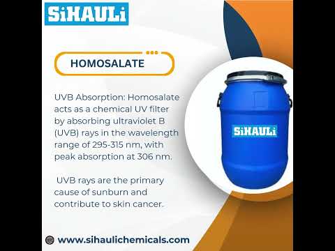 Homosalate (homomenthyl salicylate), non prescription, femal...