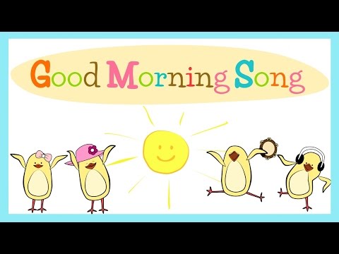 Good Morning Song for Kids (with lyrics) | The Singing Walrus