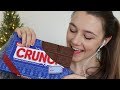ASMR Eating This Huge Chocolate Bar Very Crunchy