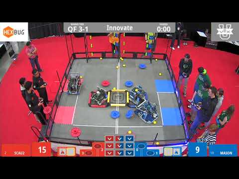 2019 VEXU Innovate QF3-1, SCAU2 vs MASON