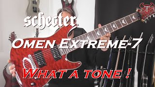 Video thumbnail for Schecter omen extreme 7 : What a tone ! by ToroK