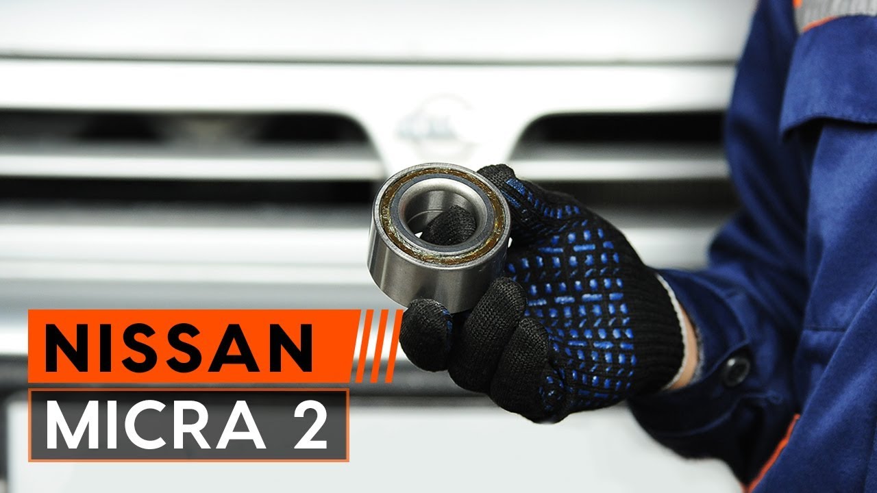 Elülső kerékcsapágy-csere Nissan Micra K11 gépkocsin – Útmutató