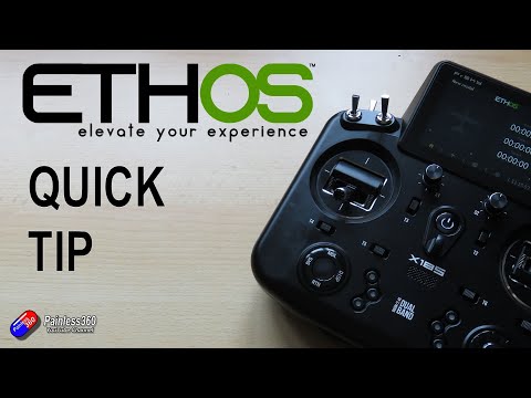 ETHOS:  Dual Rates and Expo Setup