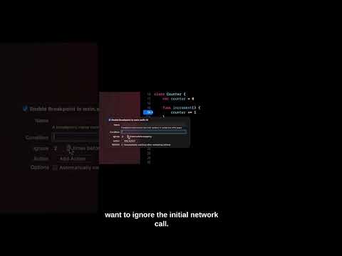 Advanced features of Breakpoints in Xcode #ios #iosdeveloper #softwaredeveloper #swift thumbnail