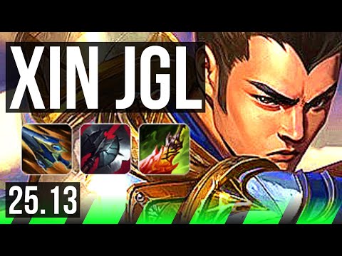 XIN ZHAO vs NIDALEE (JGL) | Godlike, 16/4/6 | KR Master | 25.13