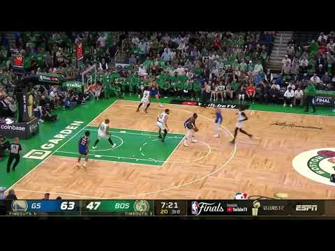 NBA 2k22 Finals GSW - BC 6th game [GSW 66-47] Curry 3pt shot (18 PTS)