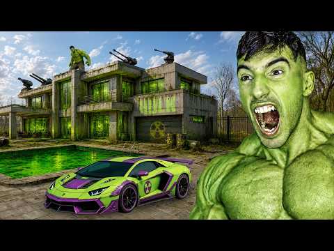 CONVIERTO MI CASA en la BASE de HULK !! 💪🏡 GTA 5 (Mods)
