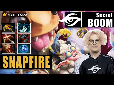 Snapfire Mid | Secret.BOOM | 32 KILLS SECRET NEW MID LANER SO BROKEN 😎 | 7.32d Gameplay Highlight