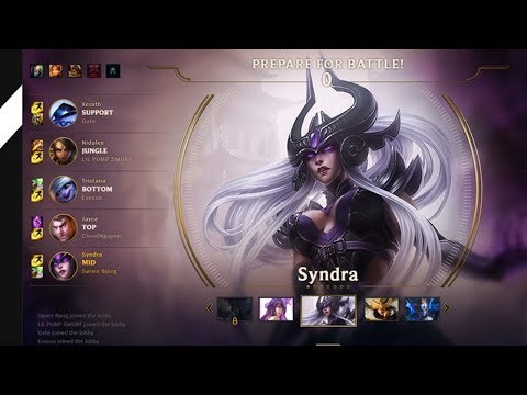 590. Bjergsen - Syndra vs Orianna - Mid - December 2nd, 2017 - Patch 7.23 PreSeason 8