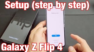 Galaxy Z Flip 4: How to Setup (step by step)
