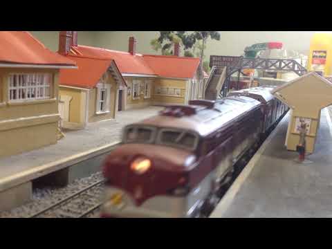 Blackwood station with a SAR Freight Train