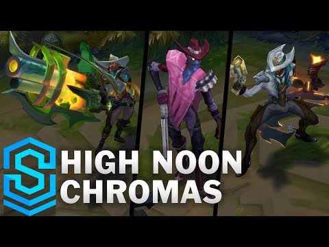 High Noon Chromas | Patch 10.12 Chromas, Lucian, Senna, Jhin, Irelia and Fiddlesticks