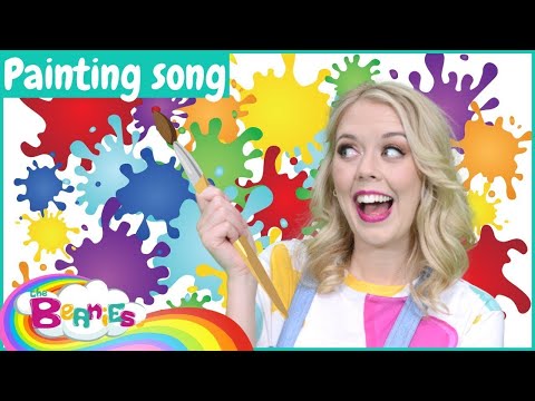 Painting Song! | Arts and Crafts | Kid's Sing and Dance Art Song