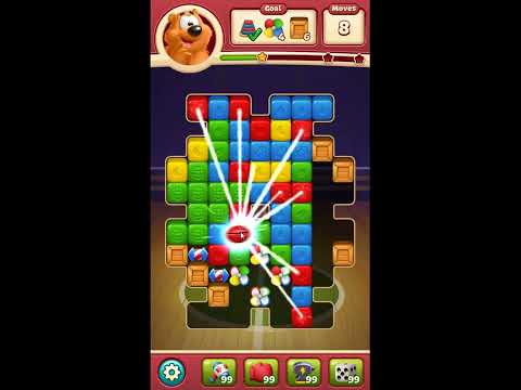 Toon Blast Level 6884 - NO BOOSTERS 🐻🐺🐱 | SKILLGAMING ✔️