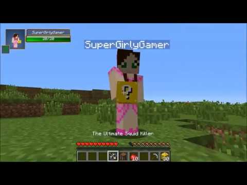 Minecraft DERPY SQUID OVERLORD CHALLENGE GAMES