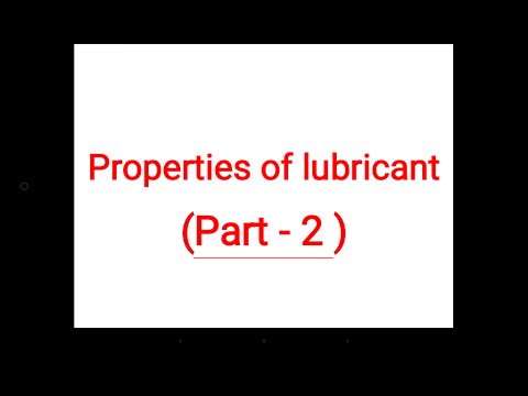 Properties of lubricant part 2 |Automobile Hindi (in hindi) हिंदी Video