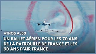 Un ballet aérien exceptionnel pour les 70 ans de la Patrouille de France et les 90 ans d’Air France