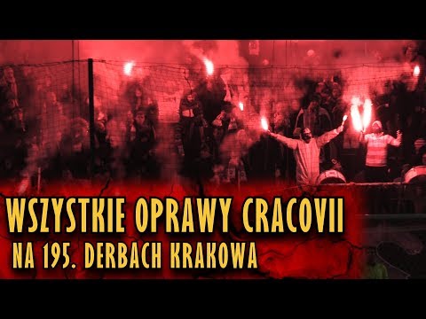 Wszystkie oprawy Cracovii na 195. Derbach Krakowa (13.12.2017 r.)