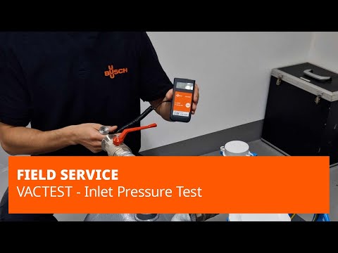 Busch Field Service: VACTEST - Inlet Pressure Test - zdjęcie