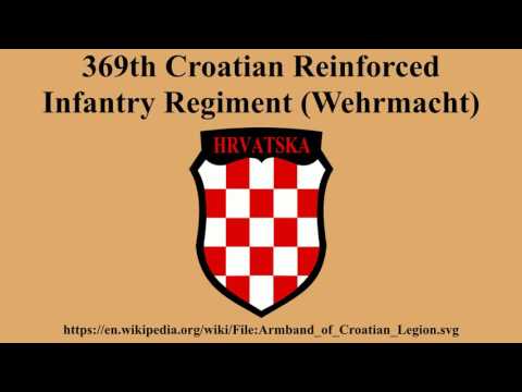 369th Croatian Reinforced Infantry Regiment (Wehrmacht)