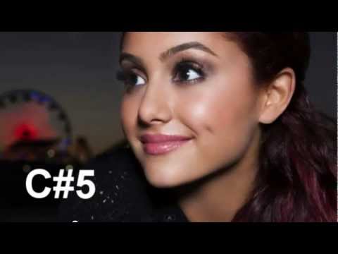 Ariana Grande Vocal Range: (C#3-E7) [live & studio]