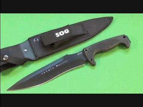 SOG Jungle Warrior Fixed Blade Knife Review