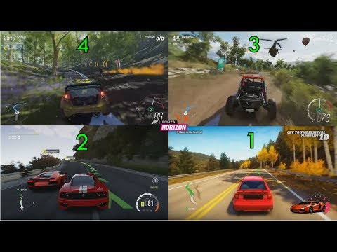 Forza Horizon 4 vs Forza Horizon 3 vs Forza Horizon 2 vs Forza Horizon | Graphics Comparison