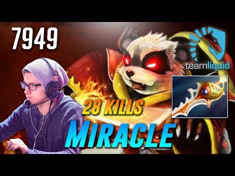 Miracle Flame Panda 28 Frags - 7949 MMR - Dota 2 Pro Gameplay