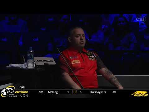 2019 Predator World 10 Ball Championship: Chris Melling vs Toru Kuribayashi
