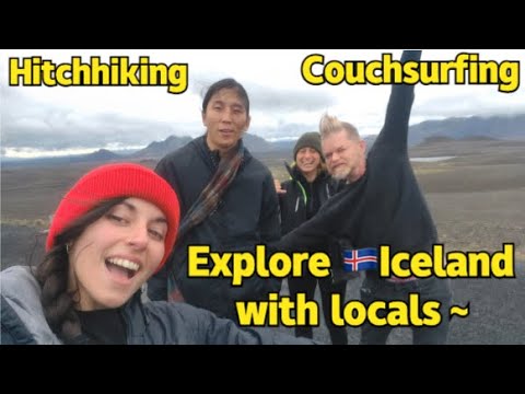 🇮🇸Icelandic hitchhiking trip 2.0 & Couchsurfing in Akureyri~