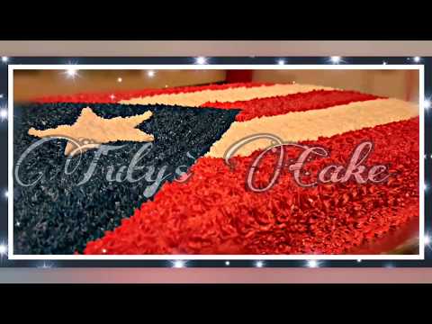 Bizcocho Bandera de Puerto Rico