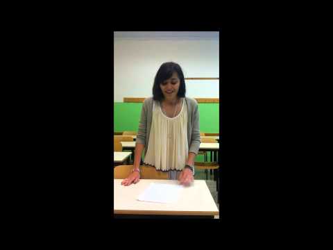 A first attempt to slam poetry: my slam about "school" (Andreea)