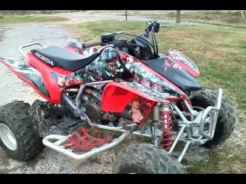 Honda TRX450er Mad Hatter Graphics