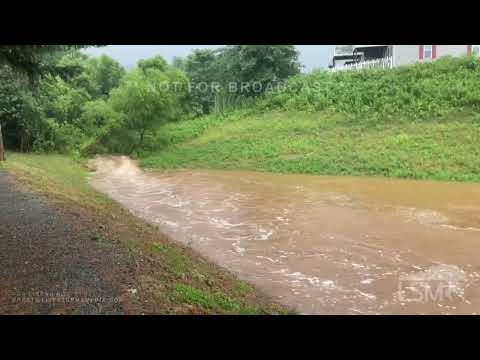 7-25-22 Charlottesville, VA - Microburst, Flooding, and Wind Damage