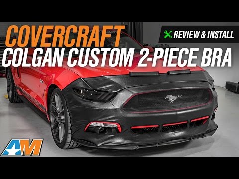 2015-2017 Mustang GT, EcoBoost, V6 Covercraft Colgan Custom 2-Piece Bra Review & Install