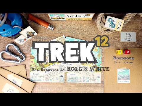 TREK 12 - Une Expédition hors des sentiers battus ! [Roll & Write]
