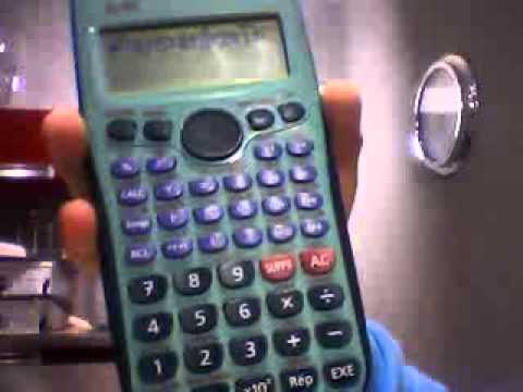 comment faire x sur une calculatrice casio