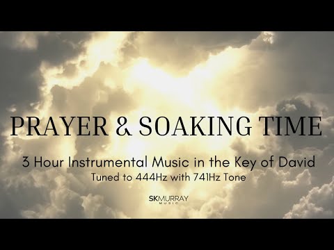 444Hz Soaking and Prayer Time Music in the Key of David 444Hz with 741Hz tone; Music for Preaching