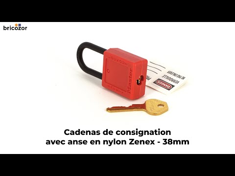 Cadenas de consignation avec anse en nylon Zenex MASTER LOCK