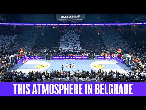 This Belgrade Atmosphere and Partizan Anthem | Feel the Energy
