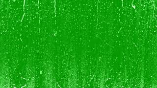 4k Rain Falling Green Screen Water Drops On Screen