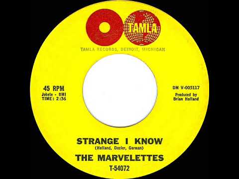 1963 HITS ARCHIVE: Strange I Know - Marvelettes
