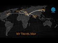 Animated Travel Map After Effects Animation
