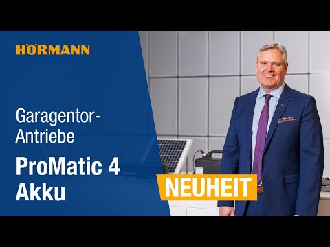 Garagentor-Antrieb ProMatic 4 Akku für schnellere Öffnungsgeschwindigkeit | Hörmann