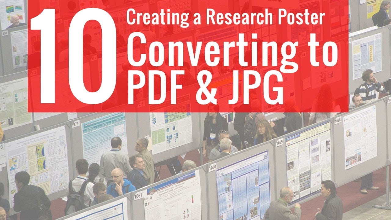 10 PowerPoint: Converting Poster to PDF & JPG files