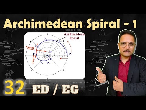 1 Archimedean Spiral in Engineering Drawing