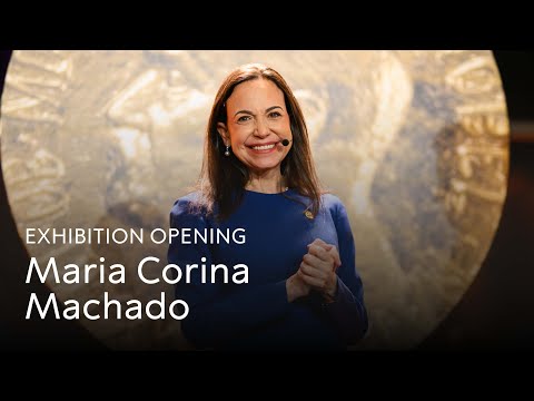 Maria Corina Machado Opening the Nobel Peace Prize Exhibition